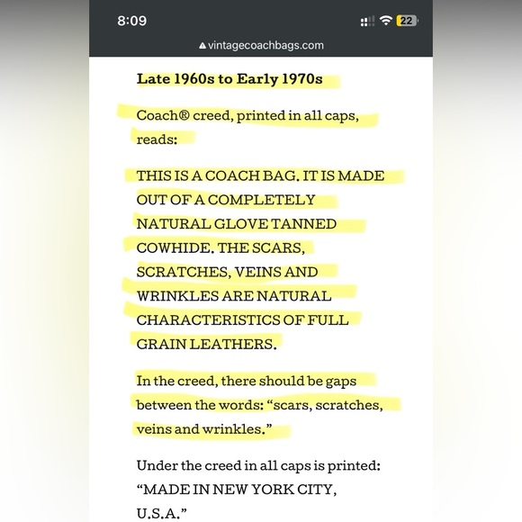 *RARE Authentic Vintage Coach Pocket Waist Pack - Picture 11 of 14